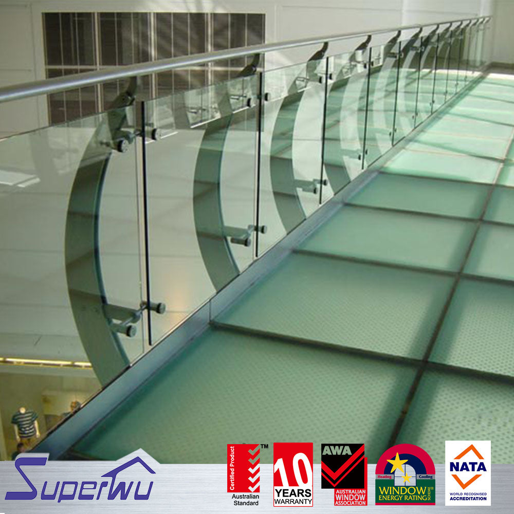 Superwu Superhouse cheap glass stainless handrail