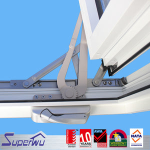 Superwu NFRC certificate American Style Push Out aluminum casement window