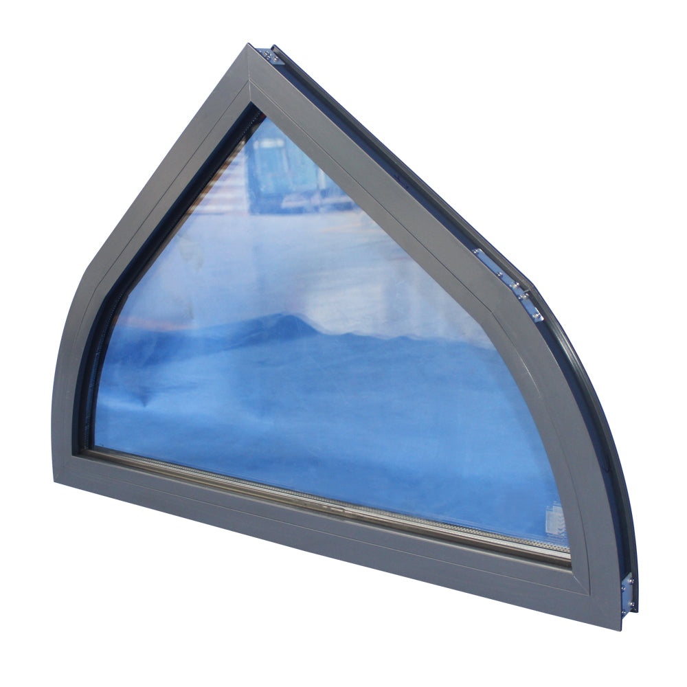 Superwu China factory high quality triangle type fixed window clear glass china windows sale