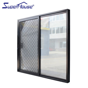 Superhouse Australia hot sale BAL40 grade stacking sliding glass doors with ss screen