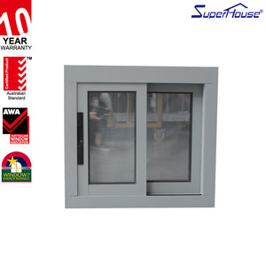 Superhouse AS2047 large aluminum sliding glass window with good quality