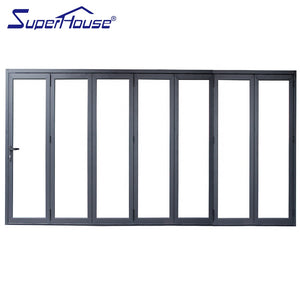 Superhouse Superhouse hot sale tempered glass folding door