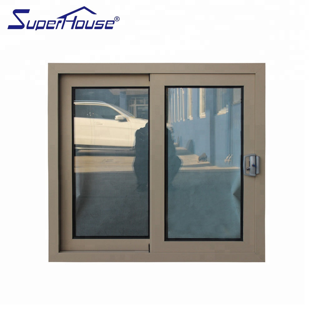 Superhouse Australia Hot Sale Aluminium Sliding Window with Diamond Grille and Lockable Screen