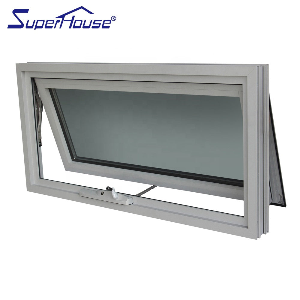 Superhouse Australia townhouse use single glazed aluminum awning windows