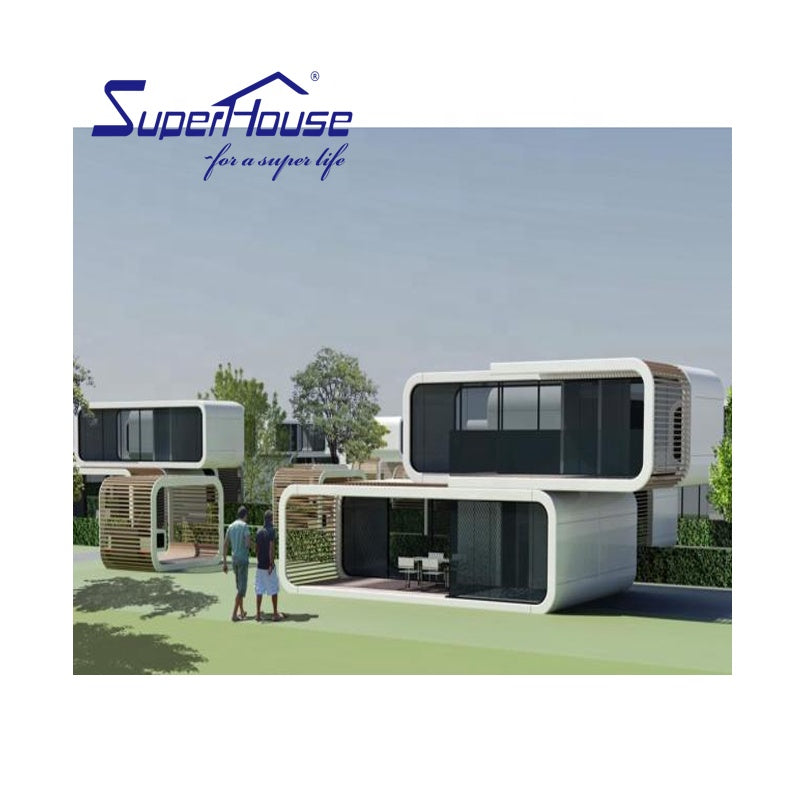 Superhouse High Quality Simple Design Of Apple Cabin House 20ft 40ft Prefab House Container House under 50k