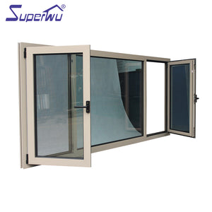 Superwu Price for nepal market aluminum window with frame parts profile
