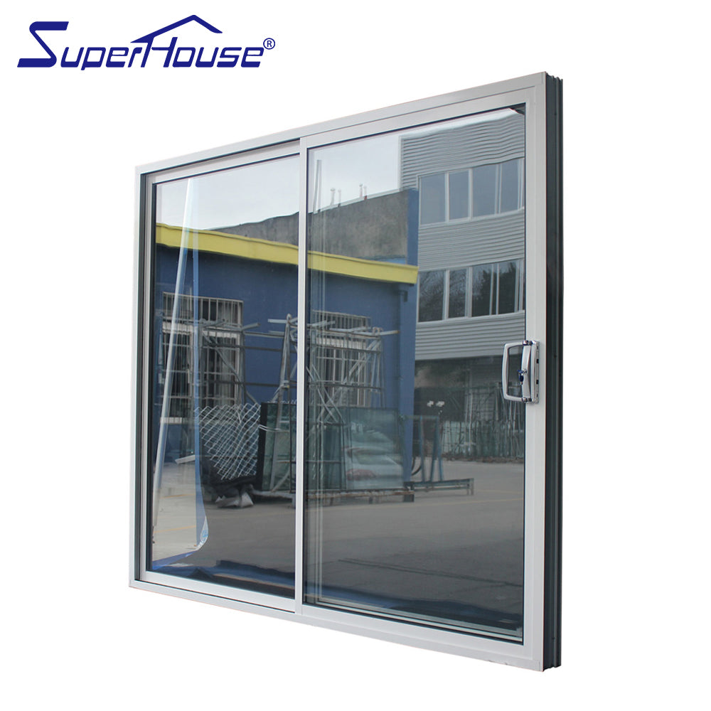 Superhouse Australian Standard AS2047 Matt Black Aluminum Double Glaze Sliding Doors & Window