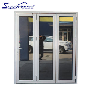 Superhouse Thermal break aluminium frame glass bifold door