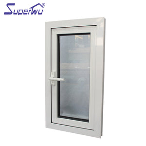 Superwu NFRC Standard impact proof Custom Made Double Glazed Aluminum out swing Windows