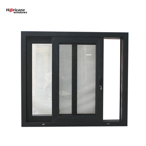 Superhouse New design double glazed aluminium profile sliding windows with mosquito net