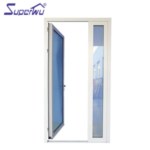 Superwu Exterior aluminum thermal break casement door french glass door
