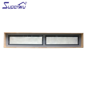 Superwu High quality aluminum half fixed windows with aluminum louver blade Australia standard