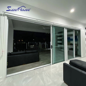 Superhouse Exterior aluminum modern sliding doors with double glass