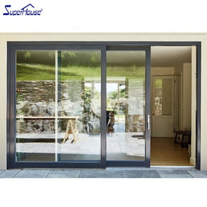 Superhouse large size luxury lift slider door with big glass view