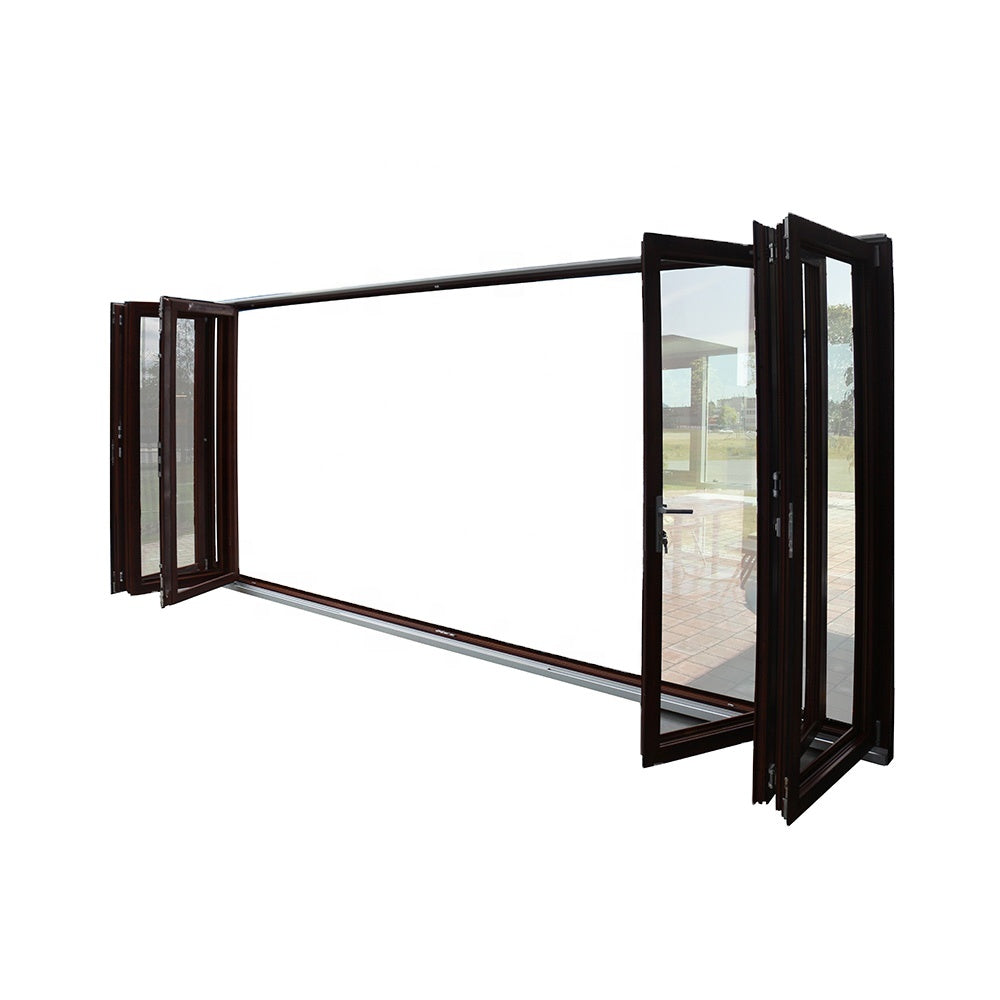 Superhouse China dust proof exterior aluminum bi-fold doors prices