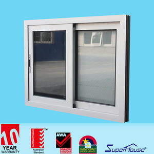 Superhouse China factory double glass window aluminium sliding window for sell