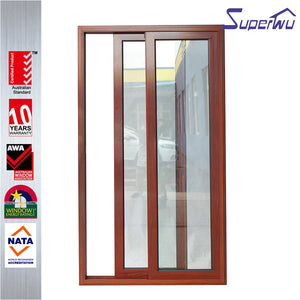 Superwu The Aluminum Wood-grain Sliding Door Has A Unique Style, Of Course You Can Also Choose Other Colors