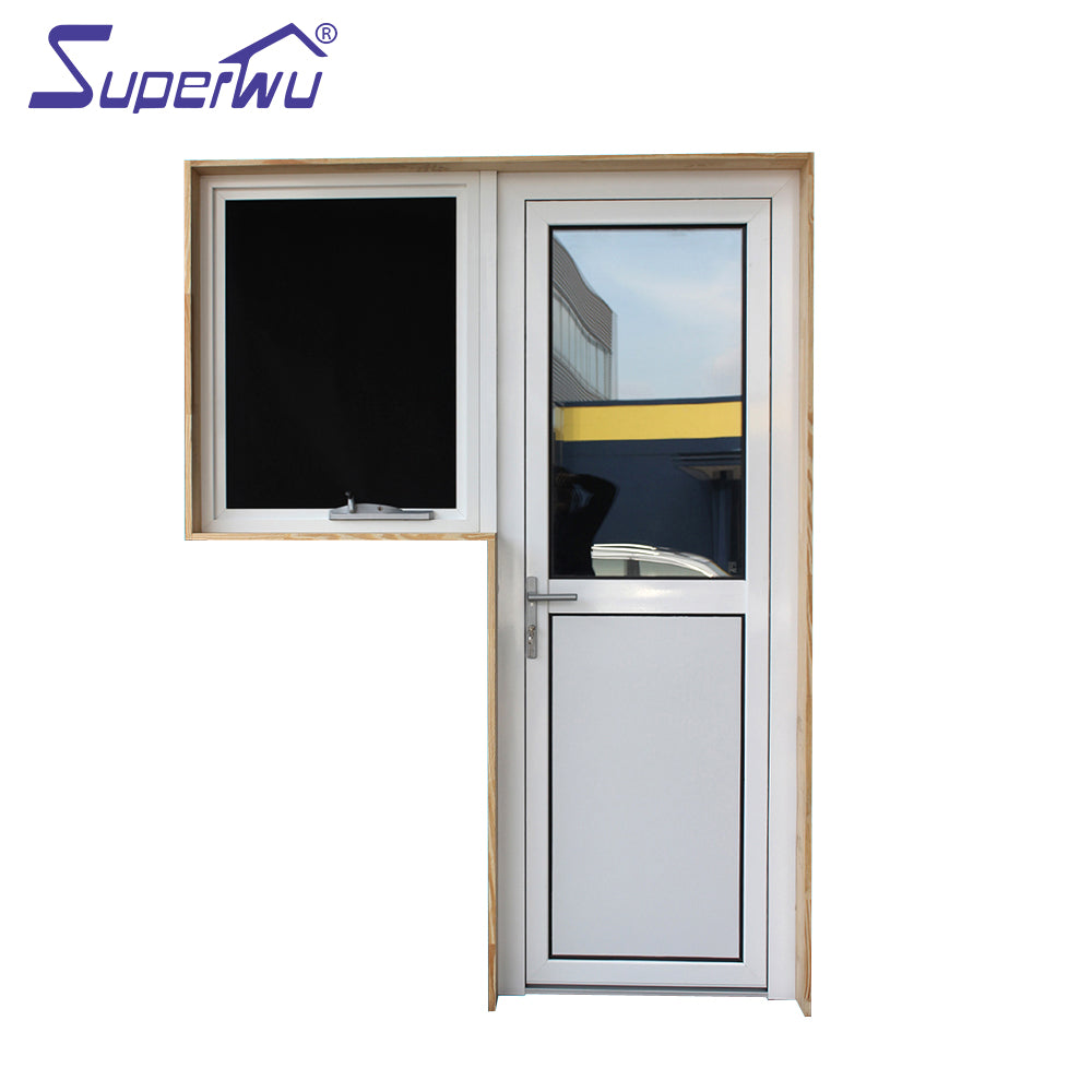 Superwu Sound proof waterproof aluminum bathroom door design