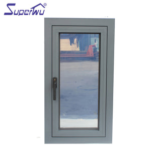 Superwu Factory Direct Sales American Standard Outswing Aluminum Windows