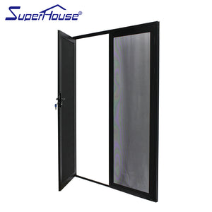 Superhouse AS2047 NFRC AAMA NAFS NOA standard commercial double glazed swing doors