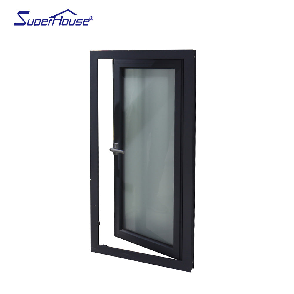 Superhouse Thermal break fire rated waterproof fixed glazing aluminum windows