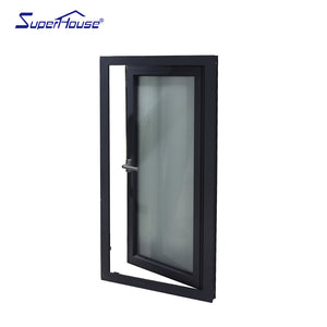 Superhouse Thermal break fire rated waterproof fixed glazing aluminum windows