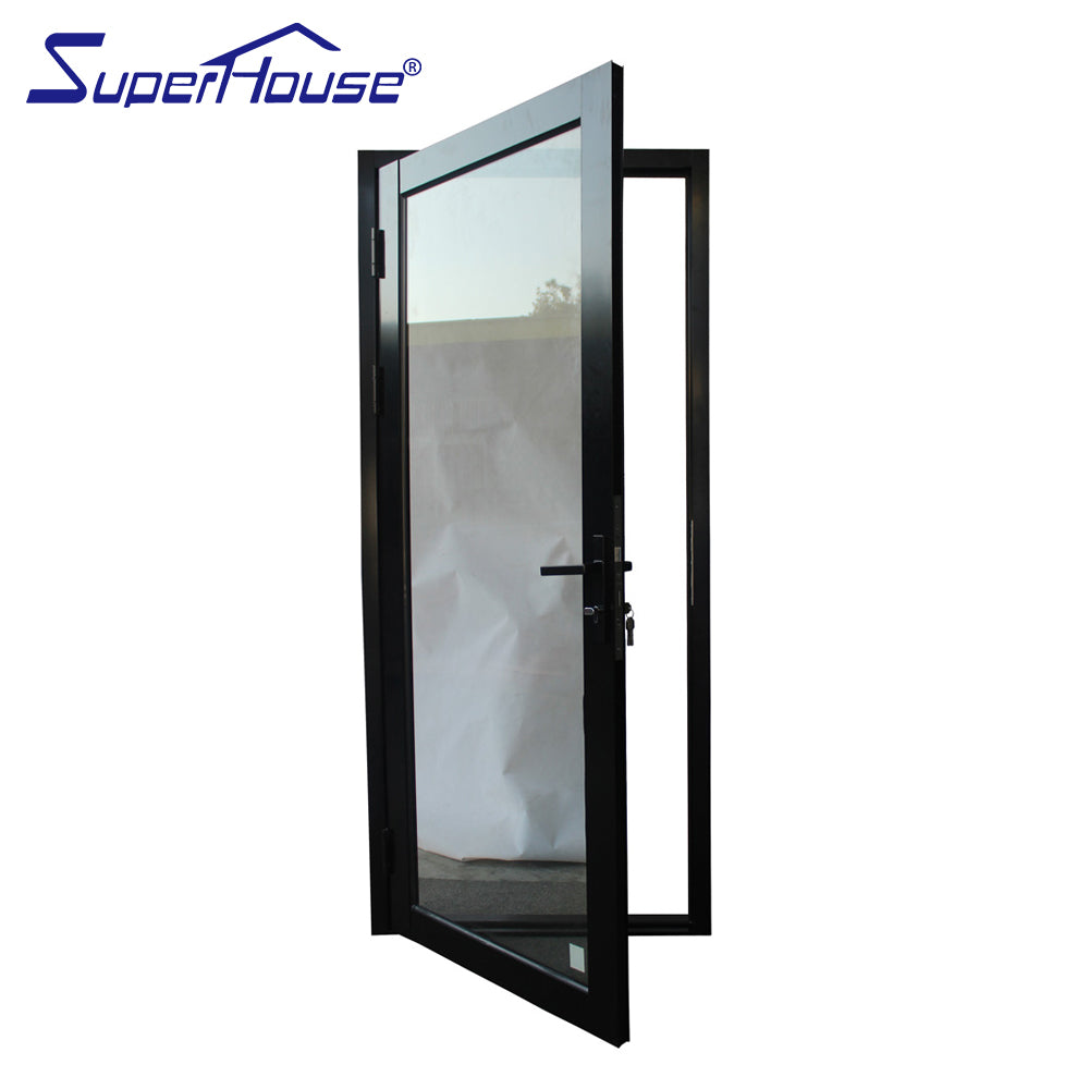 Superhouse Black aluminium frame swing door price