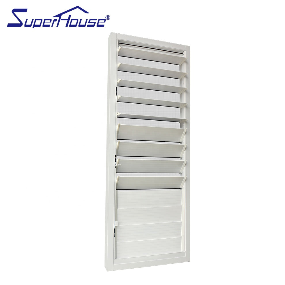 Superhouse openable adjustable blinds aluminum acrylic vent louvers shutter
