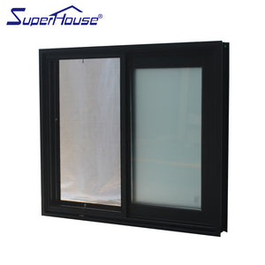 Superhouse America standard tempered glass Aluminium impact sliding window