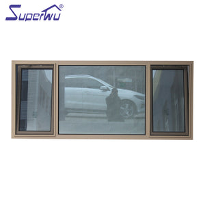 Superwu Hot sale factory direct aluminium windows brisbane northside tilt and turn window insect screen
