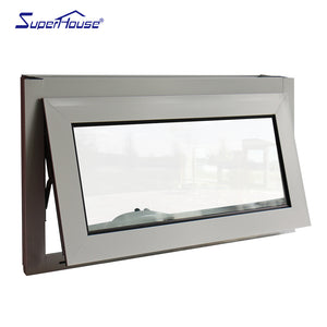 Superhouse laminated glass silver color awning window comply with Australia standard