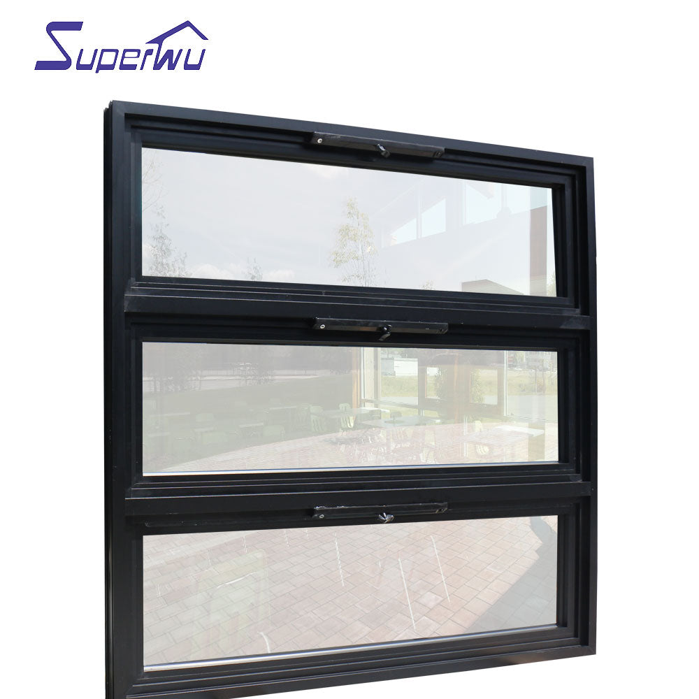 Superwu Customized heavy capacity soundproof prefabricated awning windows