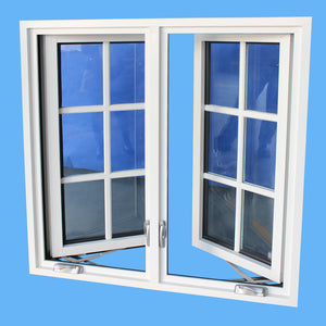 Superhouse NAMI certified NFRC insulated glass vinyl casement windows