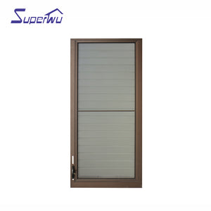 Superwu Factory price aluminum extrusion door louver