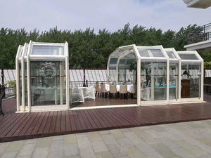 Superwu Australia Australian Europe Germany Series Customized Garden Glass Houses Aluminum Profile Glass Sunroom