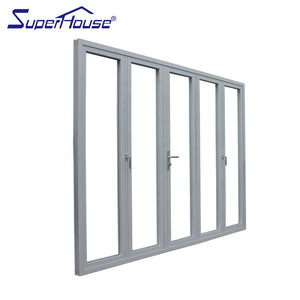 Superhouse Interior use aluminium folding doors partition wall doors