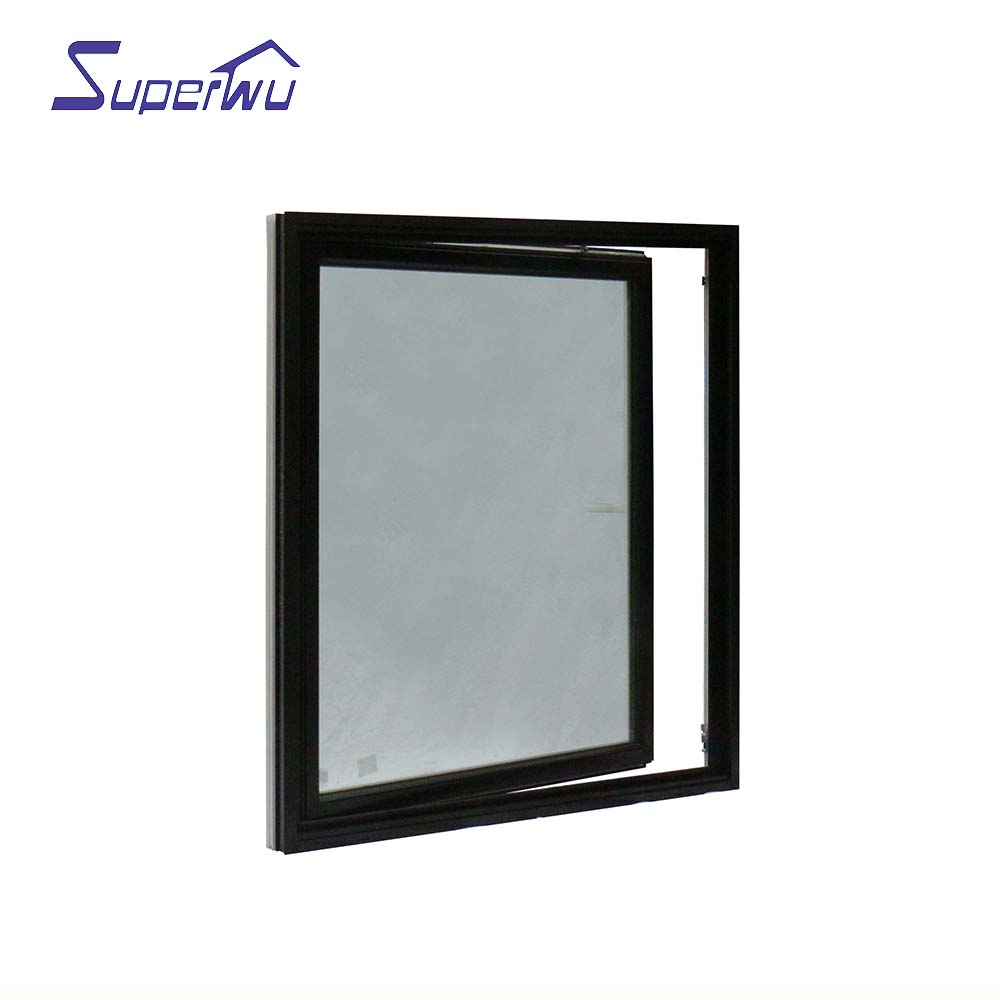 Superwu Hotel luxury commercial glass aluminum tilt and turn window designs