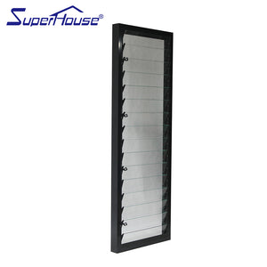 Superhouse Clear/Tinted/Nashiji/Mistlite Louvre Glass Louver Shutters with Factory Price