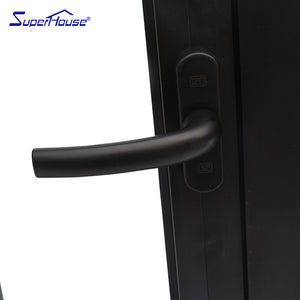 Superhouse North America NFRC and NOA standard high quality black color good aluminum casement windows prices