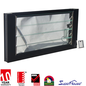 Superhouse price of motorized glass louver