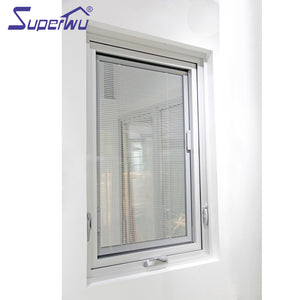 Superwu Australian Standard Glass Windows AS2047 Aluminum Frame Awning Windows