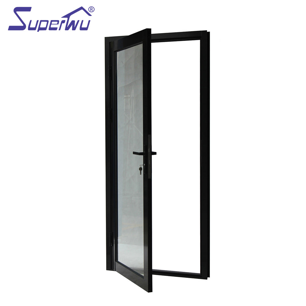 Superwu Australia standard timber reveal commercial aluminum exterior hinge door