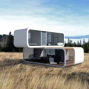 Hurricane Proof Modern 20ft 40ft Prefab House Prefabricated Houses Container Home Apple Houses under 100k