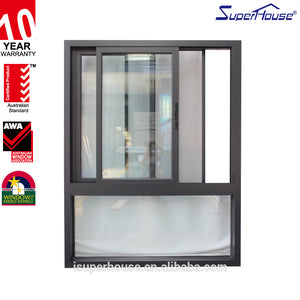 Superhouse Slim Frame Commercial Grade Sliding Window with Flyscreen