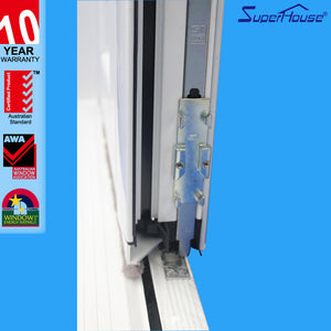 Superhouse Customized Wooden Entry Door With Tinted Glass And Low-E Coating