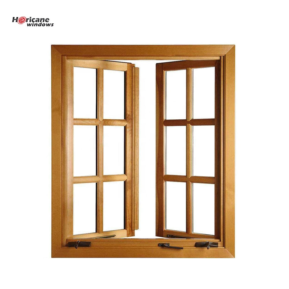 Superhouse Nfrc AS2047 standard Custom Aluminium clad frame casement aluminum and wood window