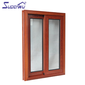 Superwu Australia standard High quality double glazed sliding window aluminum silding window