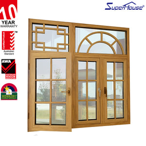 Superhouse Traditional Design Awning Windows With Grids On The Glass