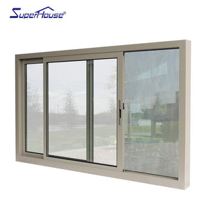 Superhouse Hurricane Impact Resistant single pane sliding windows with double glass