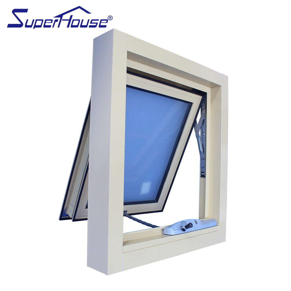 Superhouse Aluminium frame yellow color glass window